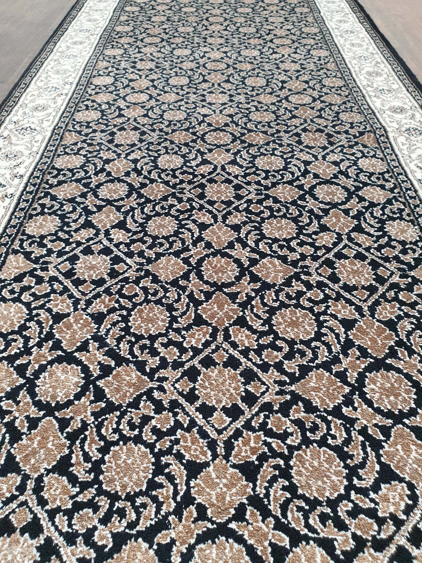 Herati Rug (wool & silk) 248 x 77cm