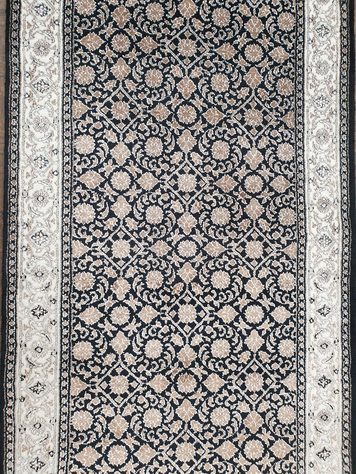 Herati Rug (wool & silk) 248 x 77cm