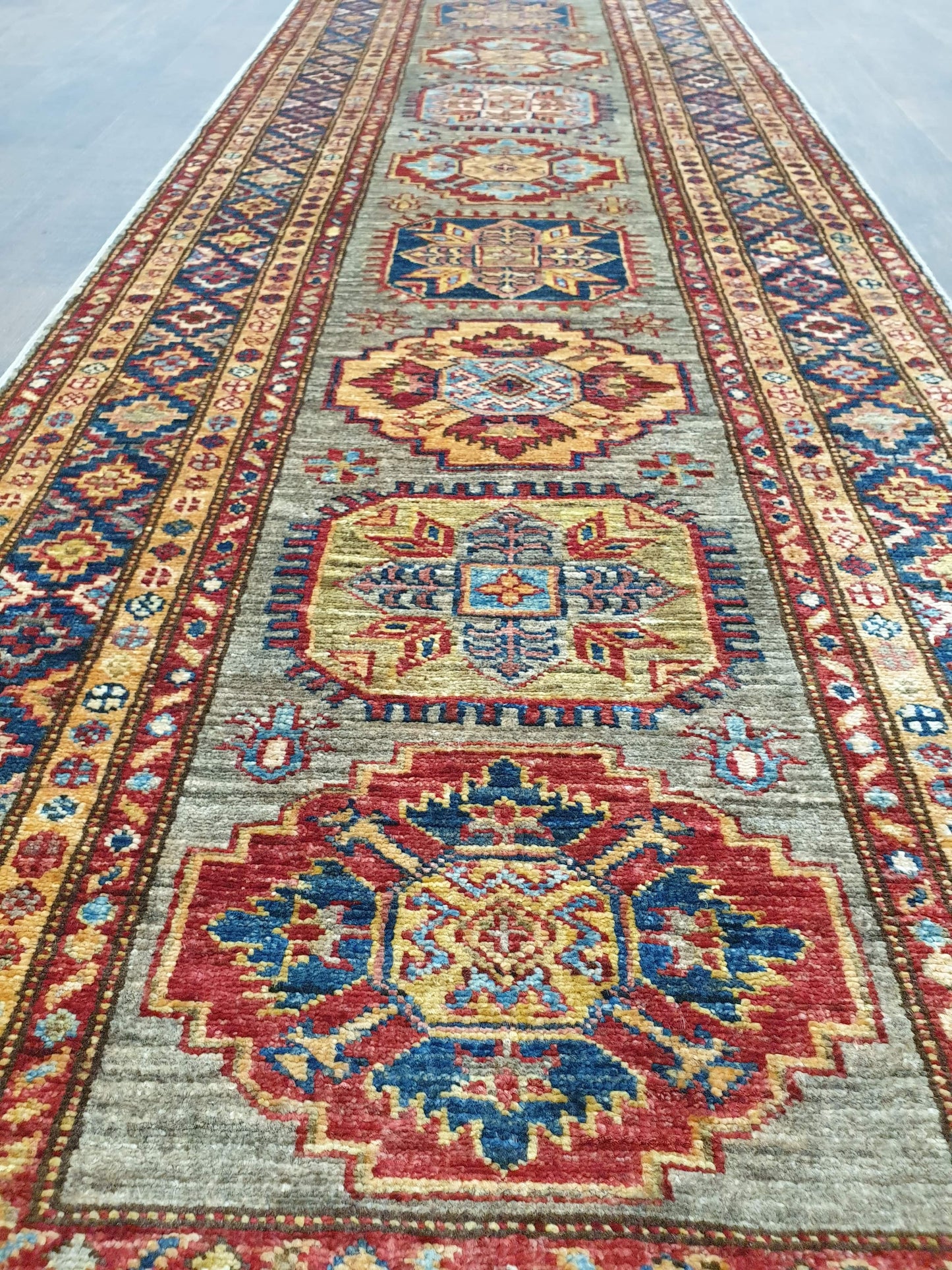 Super Kazak Rug 321 x 77cm