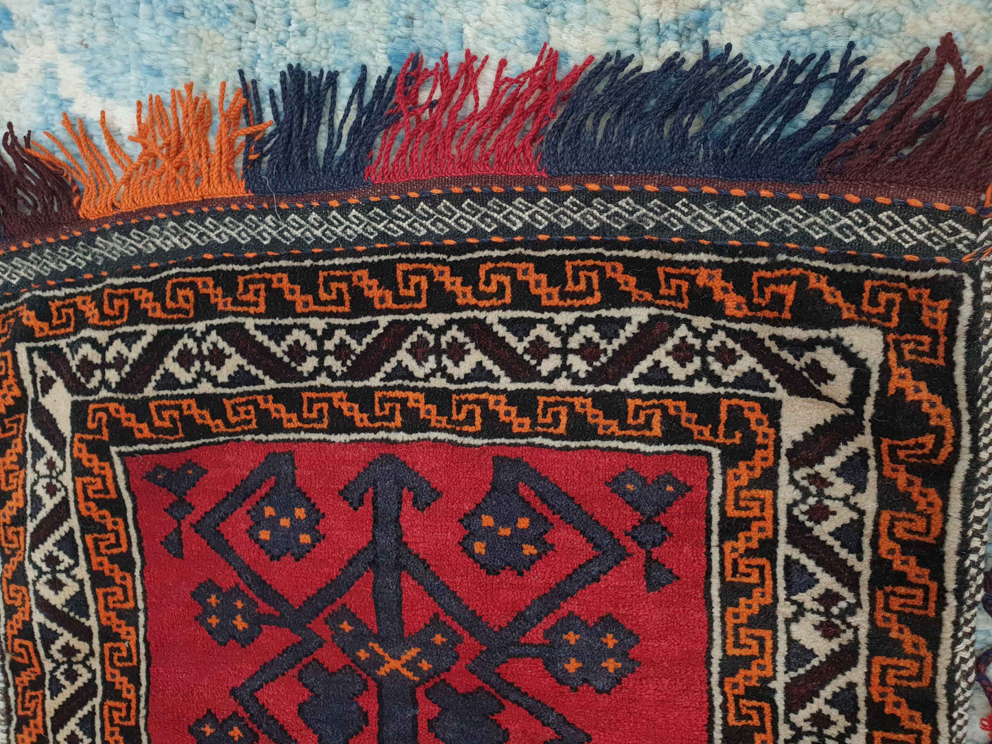 Afghan Big Pillow Cover (Pushti) - 90 x 58cm