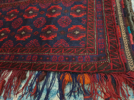Afghan Big Pillow Cover - 102 x 55cm