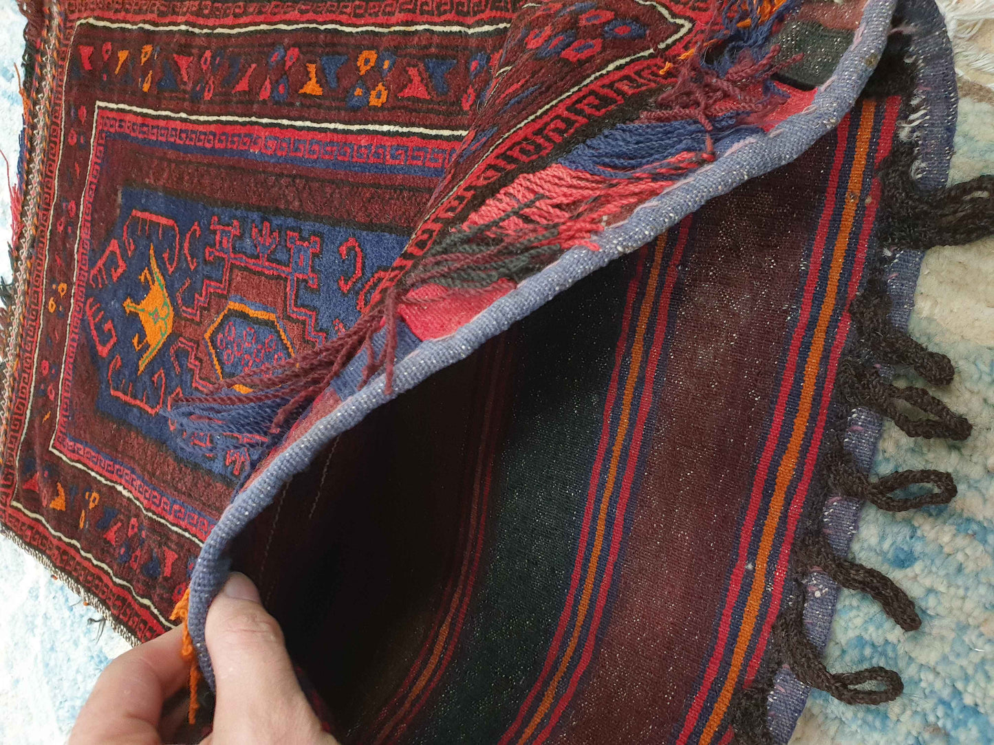 Afghan Big Pillow Cover (Pushti) - 91 x 60cm