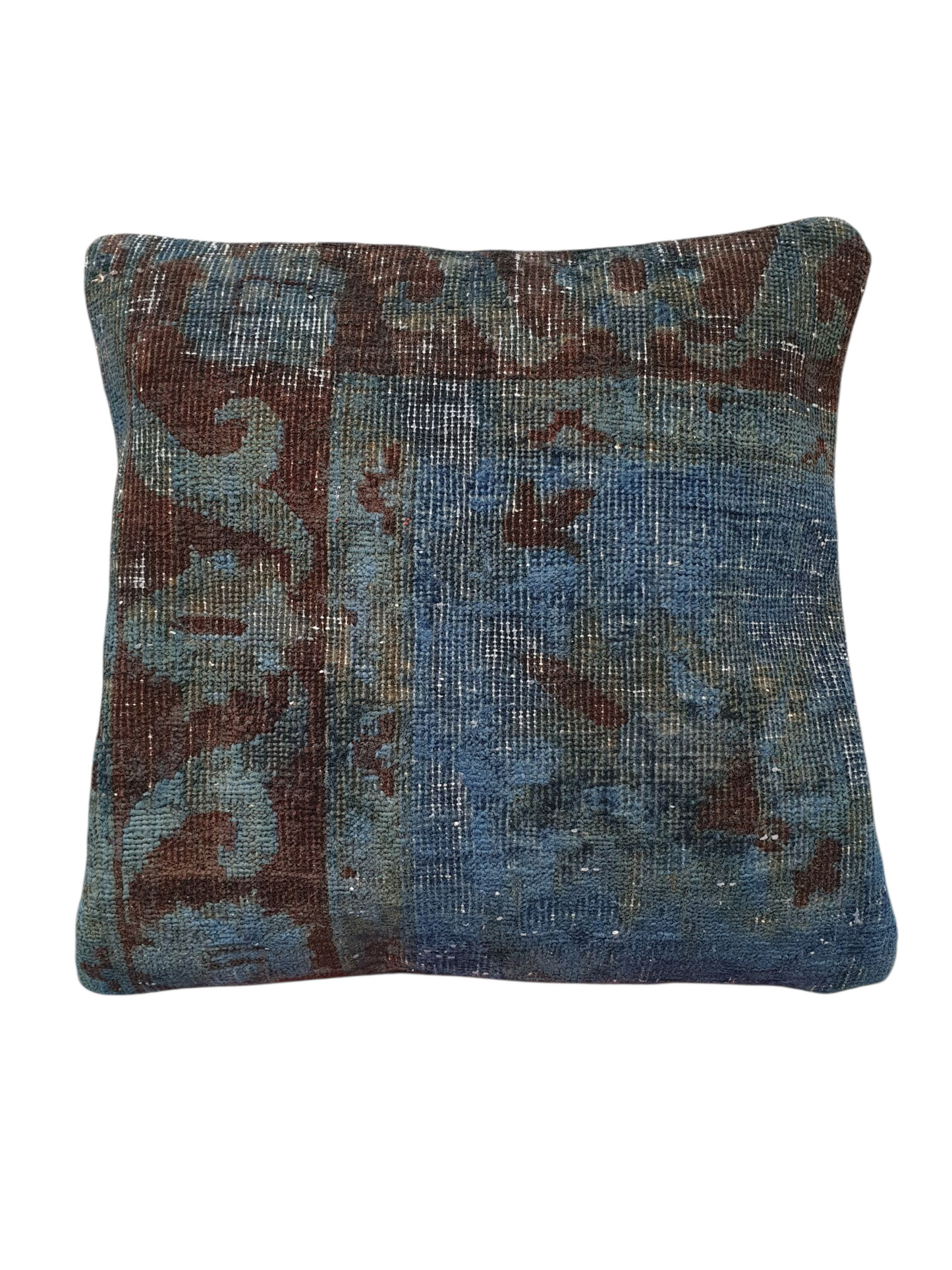 Rug Cushion Cover - 45 x 45cm (Approx) - Blue