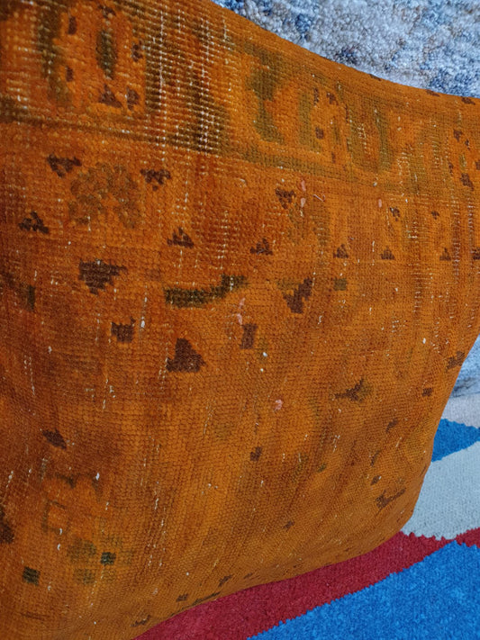 Vintage Persian overdyed Cushion Cover 45 x 4cm (Approx)