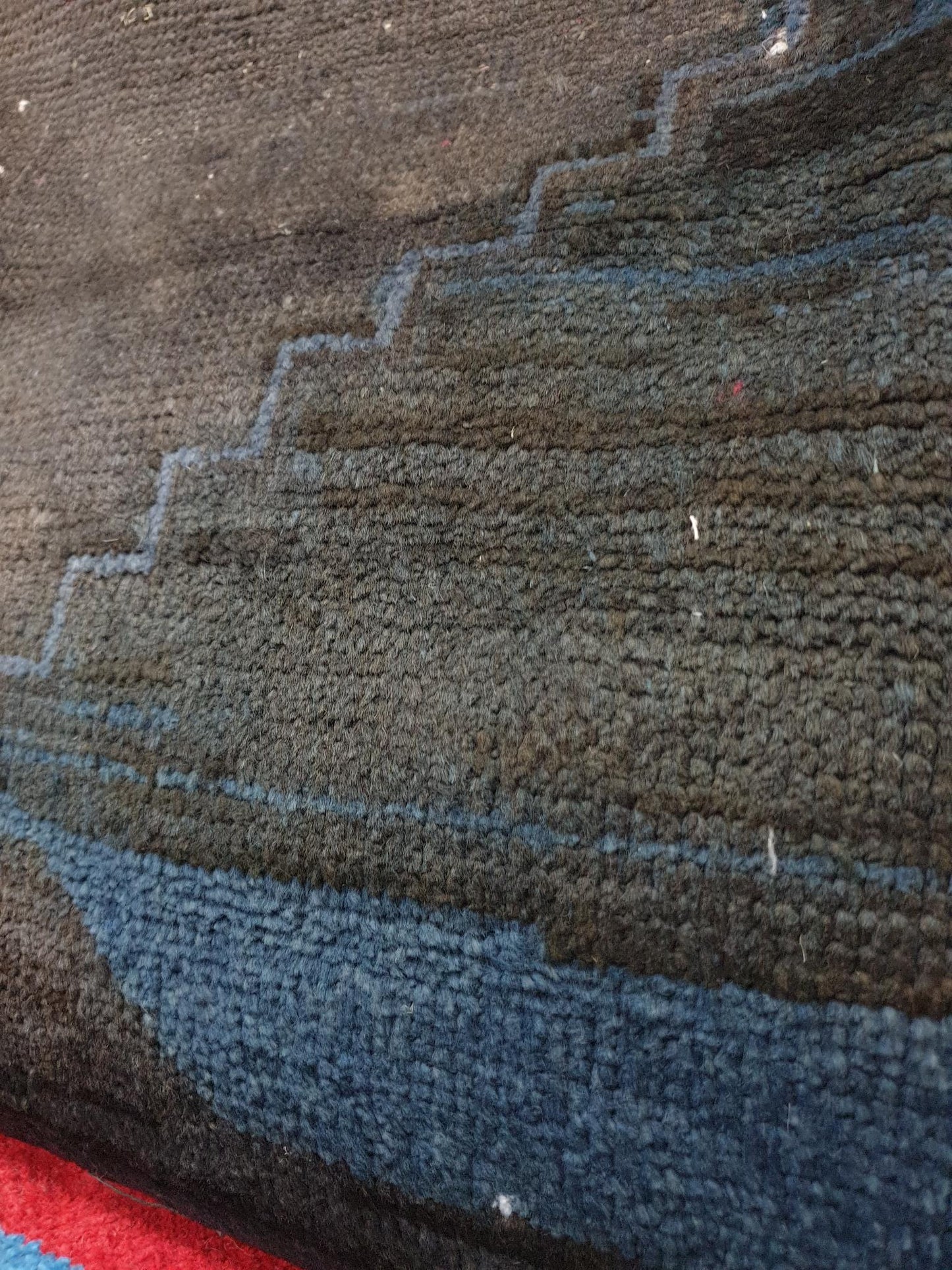 Vintage Persian overdyed Cushion Cover 45 x 45cm (Approx)