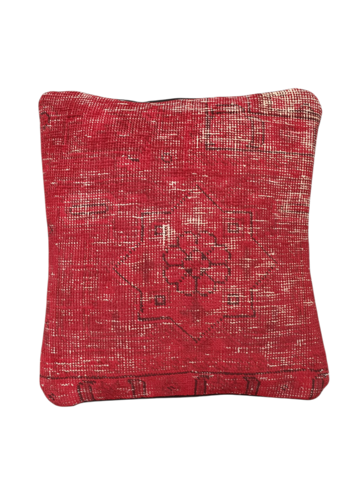 Vintage Persian overdyed Cushion Cover 45 x 45cm (Approx)