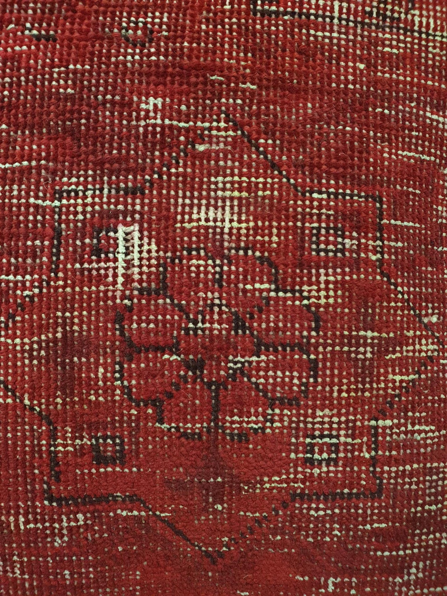 Vintage Persian overdyed Cushion Cover 45 x 45cm (Approx)