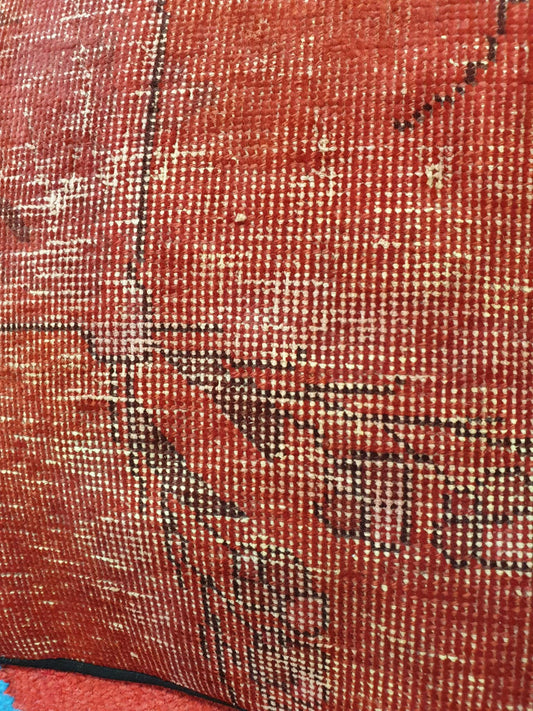 Vintage Persian overdyed Cushion Cover 45 x 45cm (Approx)