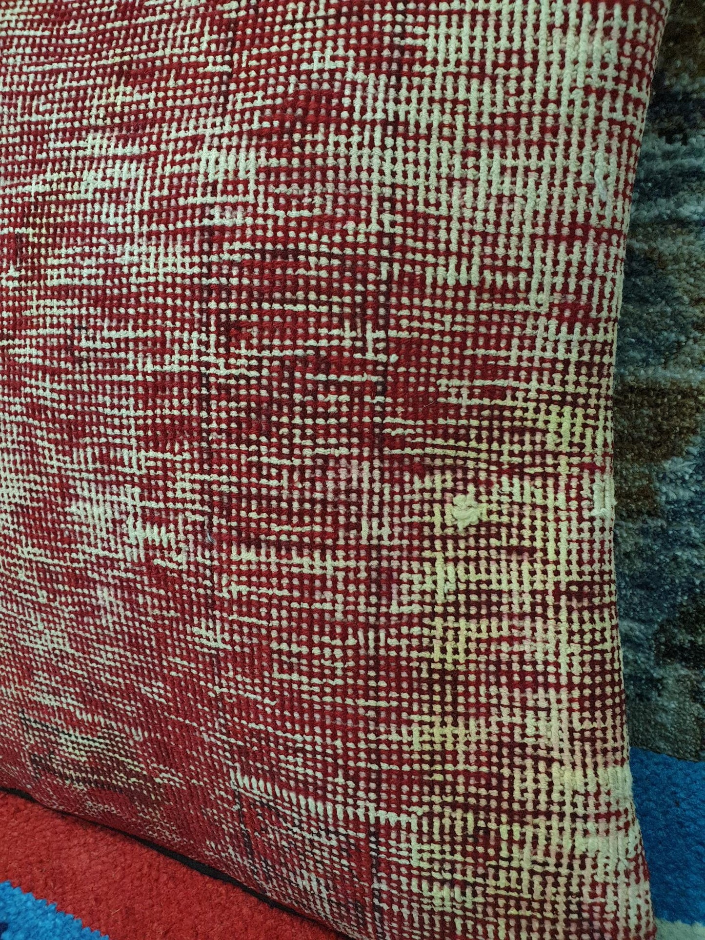 Vintage Persian overdyed Cushion Cover 45 x 45cm (Approx)