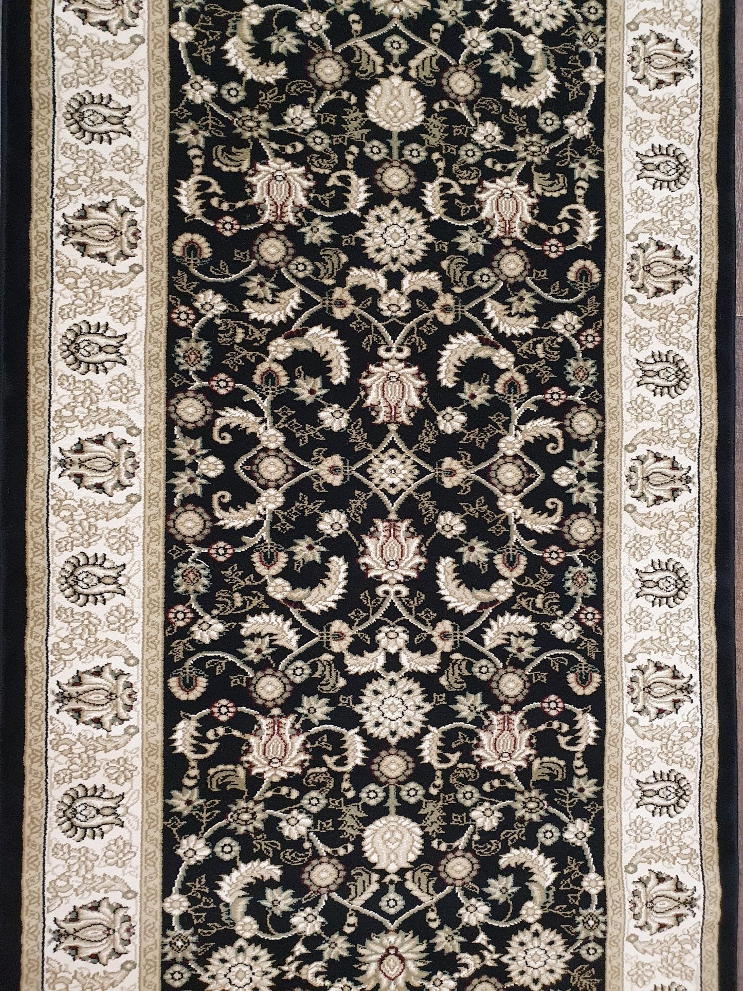 Isfahan Traditional design Runner Rug 300 x 80cm