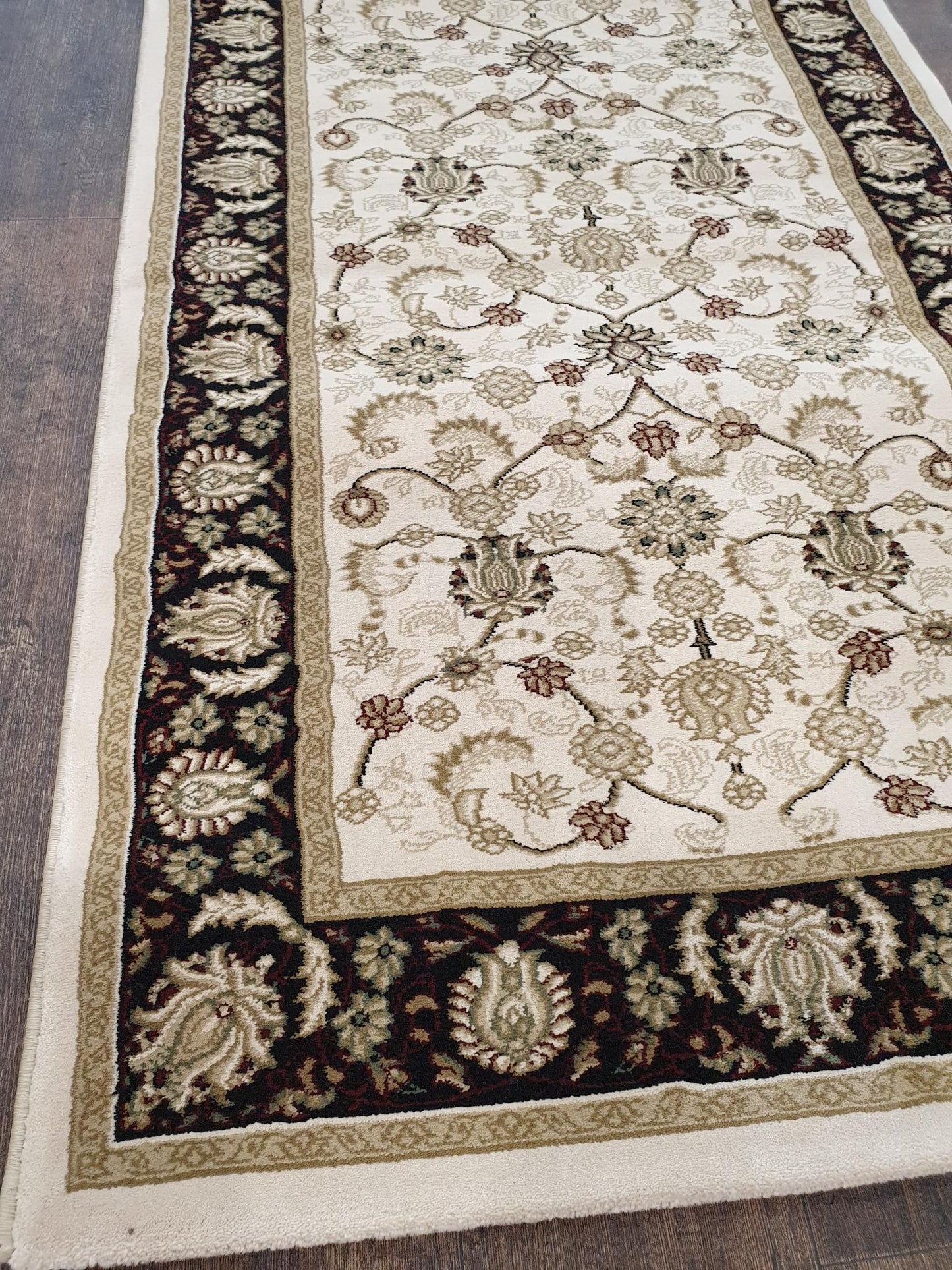 Isfahan traditional designer Rug 300 x 80cm