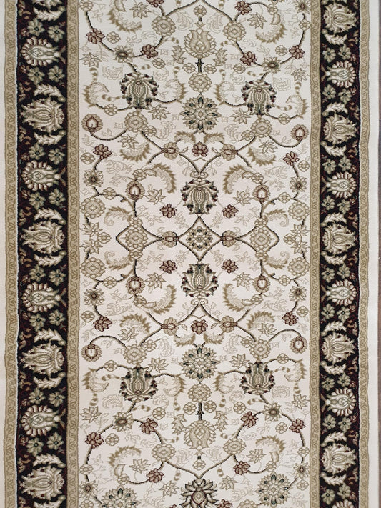 Isfahan traditional designer Rug 300 x 80cm