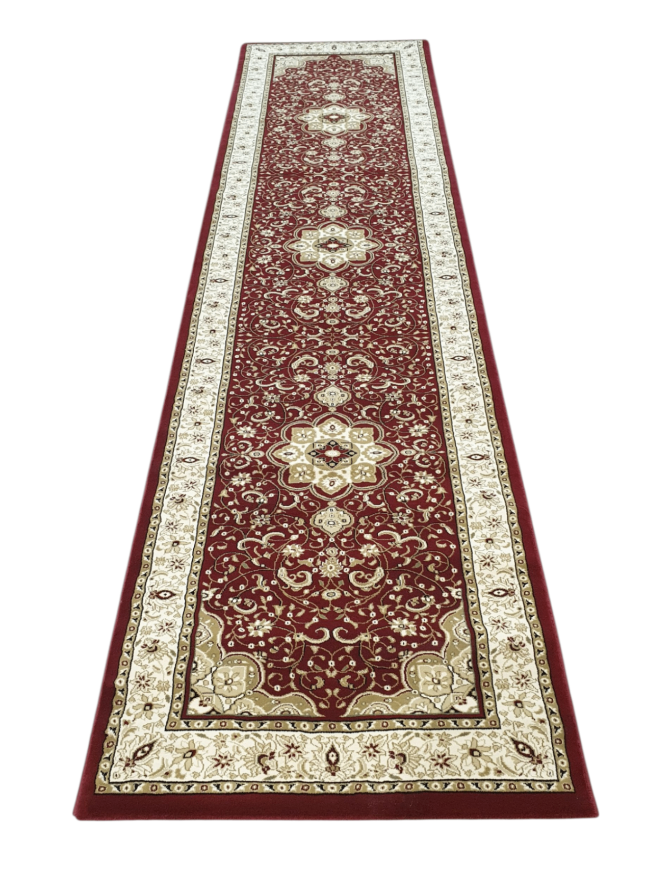 Isfahan traditional design runner rug 300 x 80cm