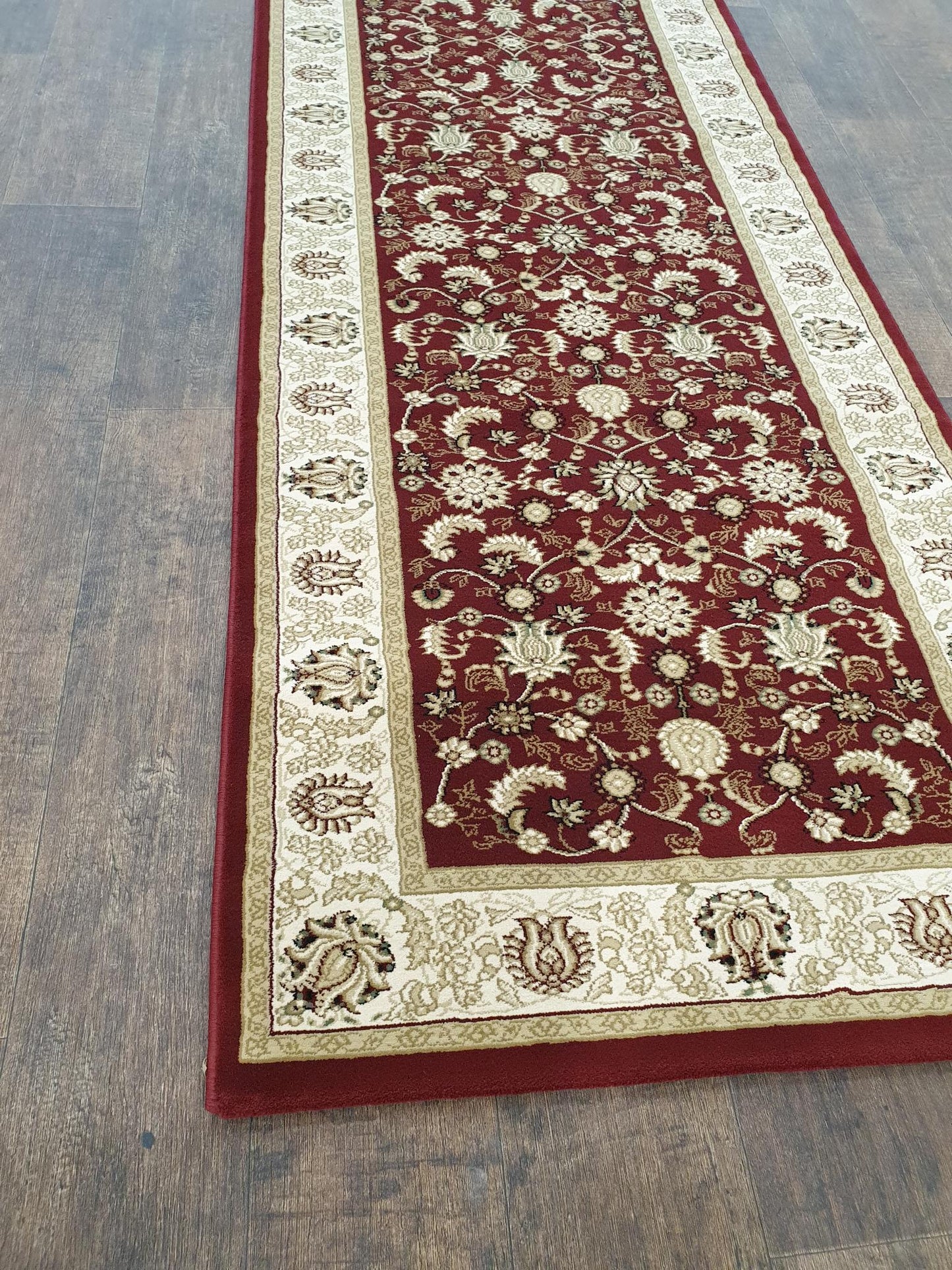 Isfahan traditional design Rug 300 x 80cm