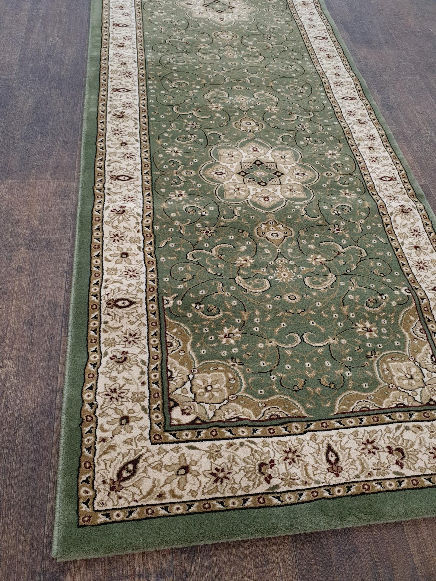 Isfahan Traditional designer Rug 300 x 80cm