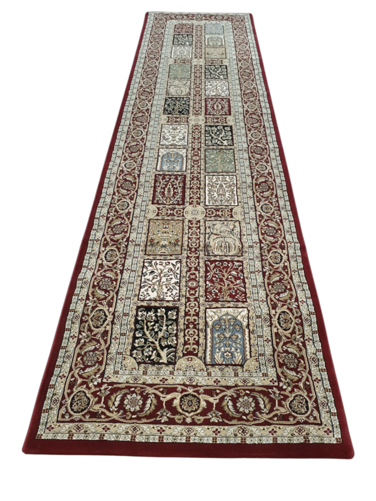 Isfahan traditional runner Rug 300 x 80cm