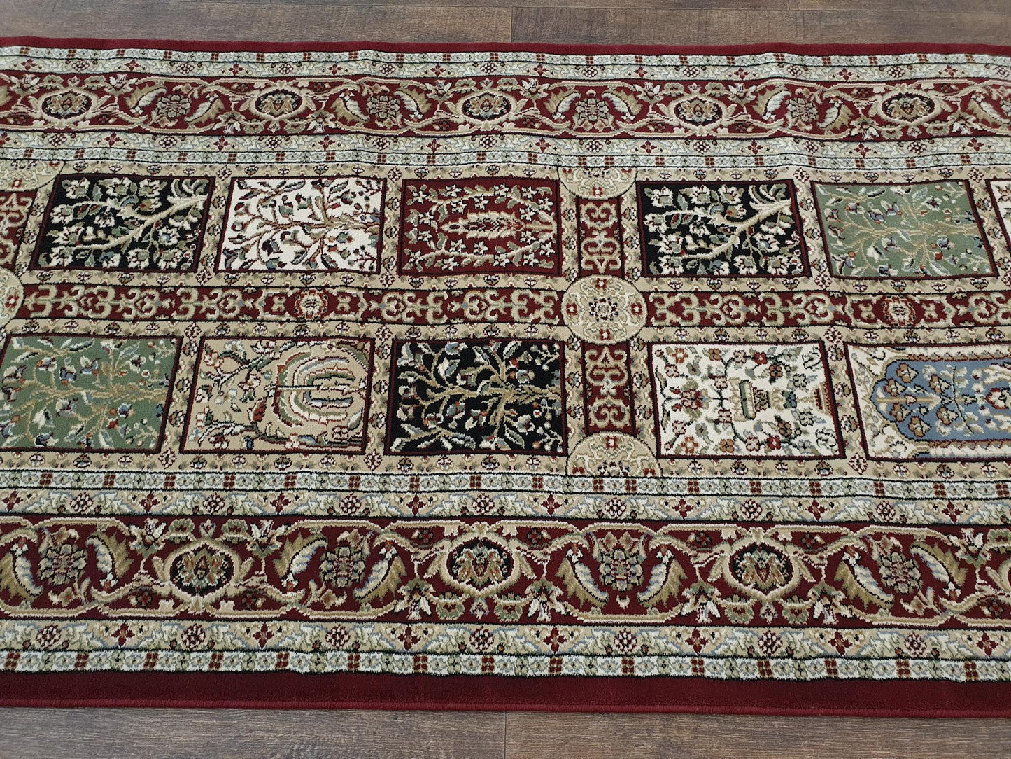 Isfahan traditional runner Rug 300 x 80cm