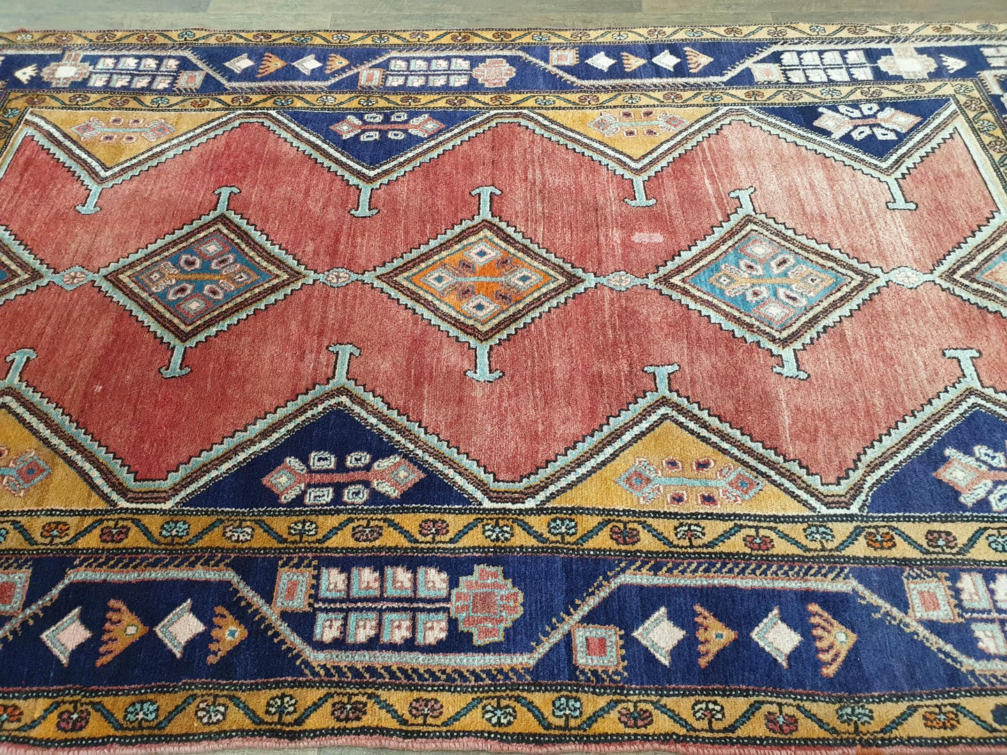 Vintage Persian Afshar Rug 250 x 147cm