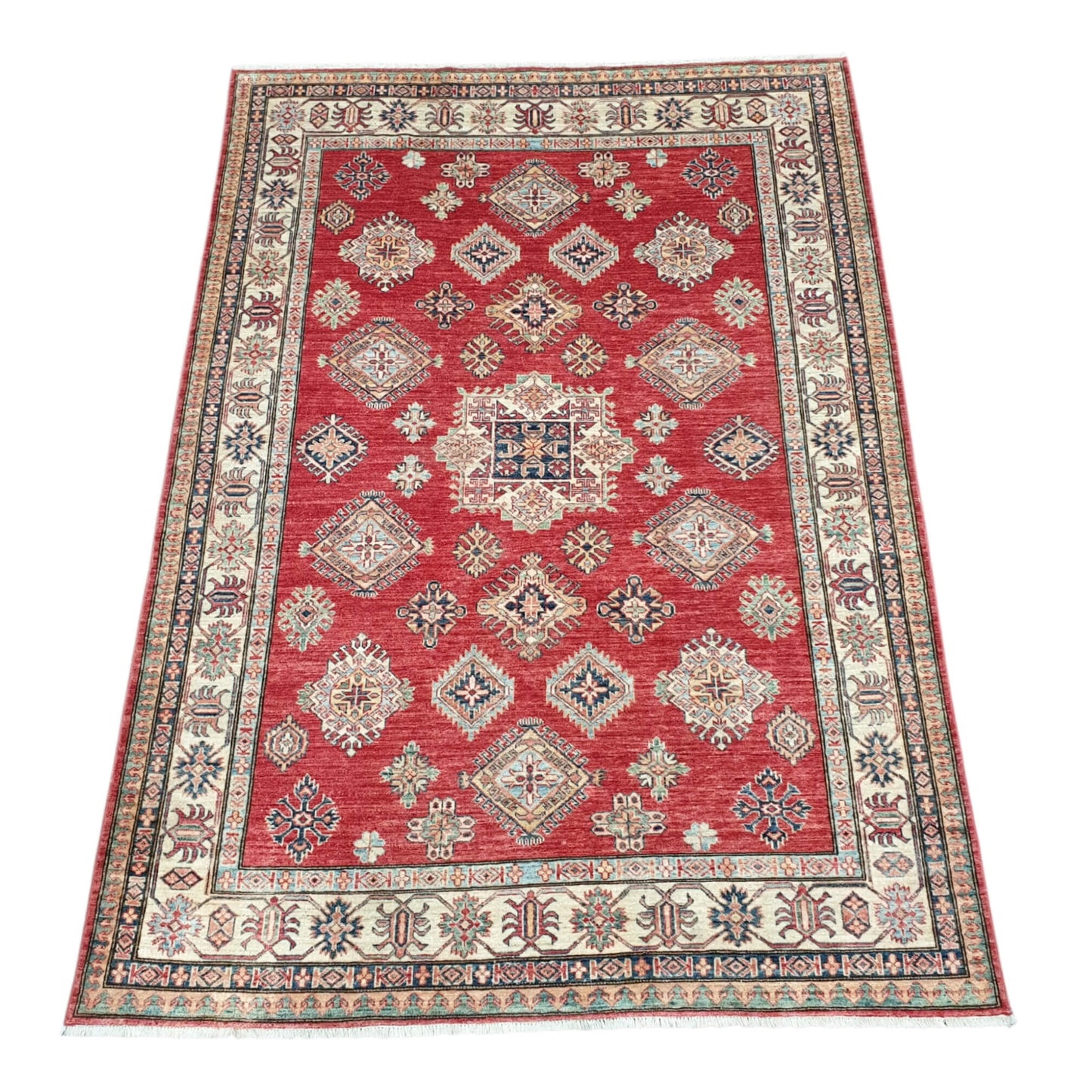 Vintage Super Kazak Rug 246 x 185cm