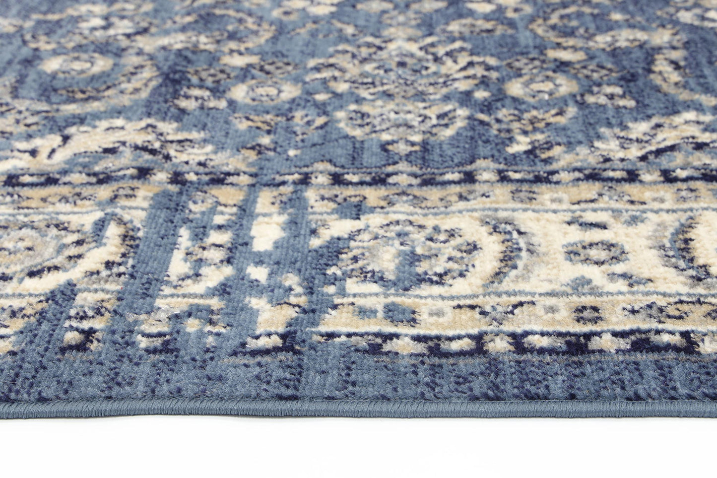 Arya Flowering Traditional Blue Rug