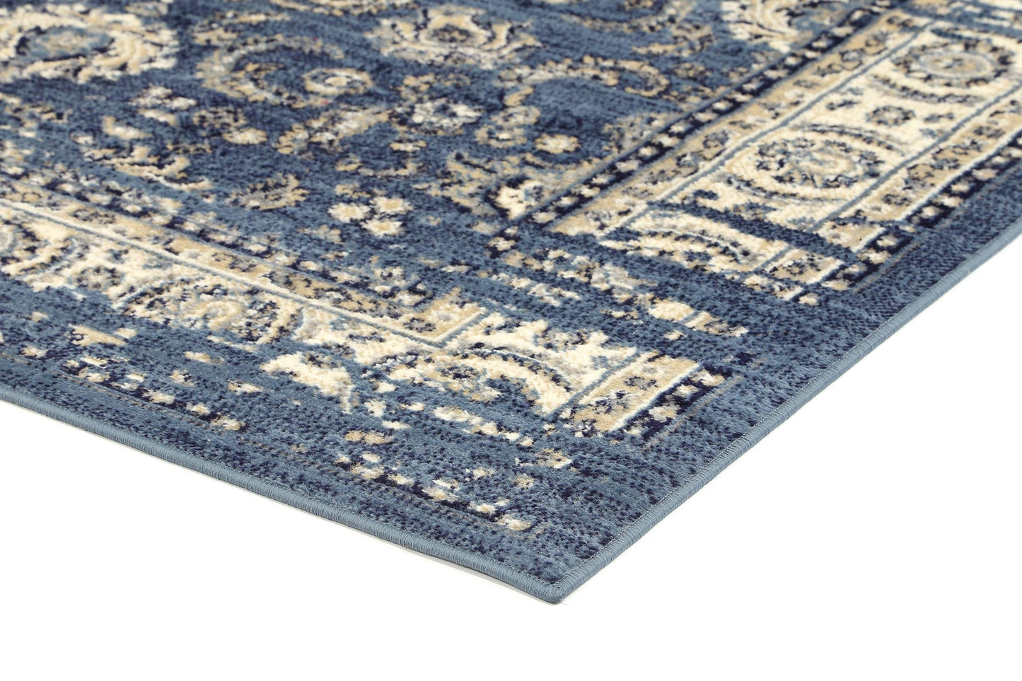 Arya Flowering Traditional Blue Rug