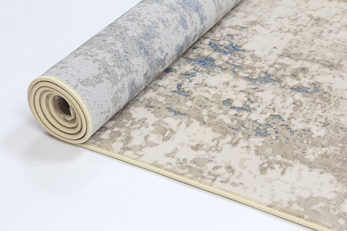 Paradise 1 Modern Beige & Blue Rug 290 x 200cm