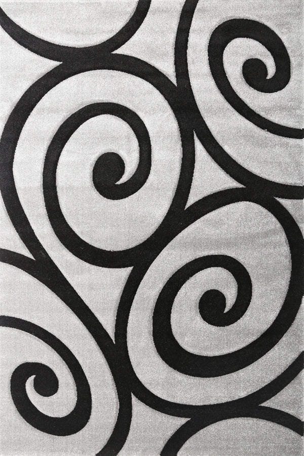 Diamond Rug (Grey/Black) 290 x 200 cm