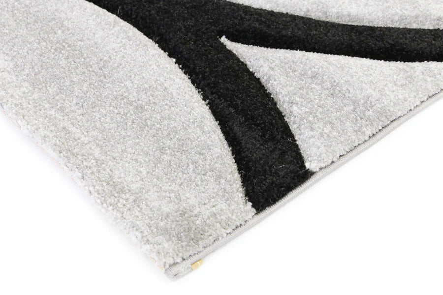 Diamond Rug (Grey/Black) 290 x 200 cm