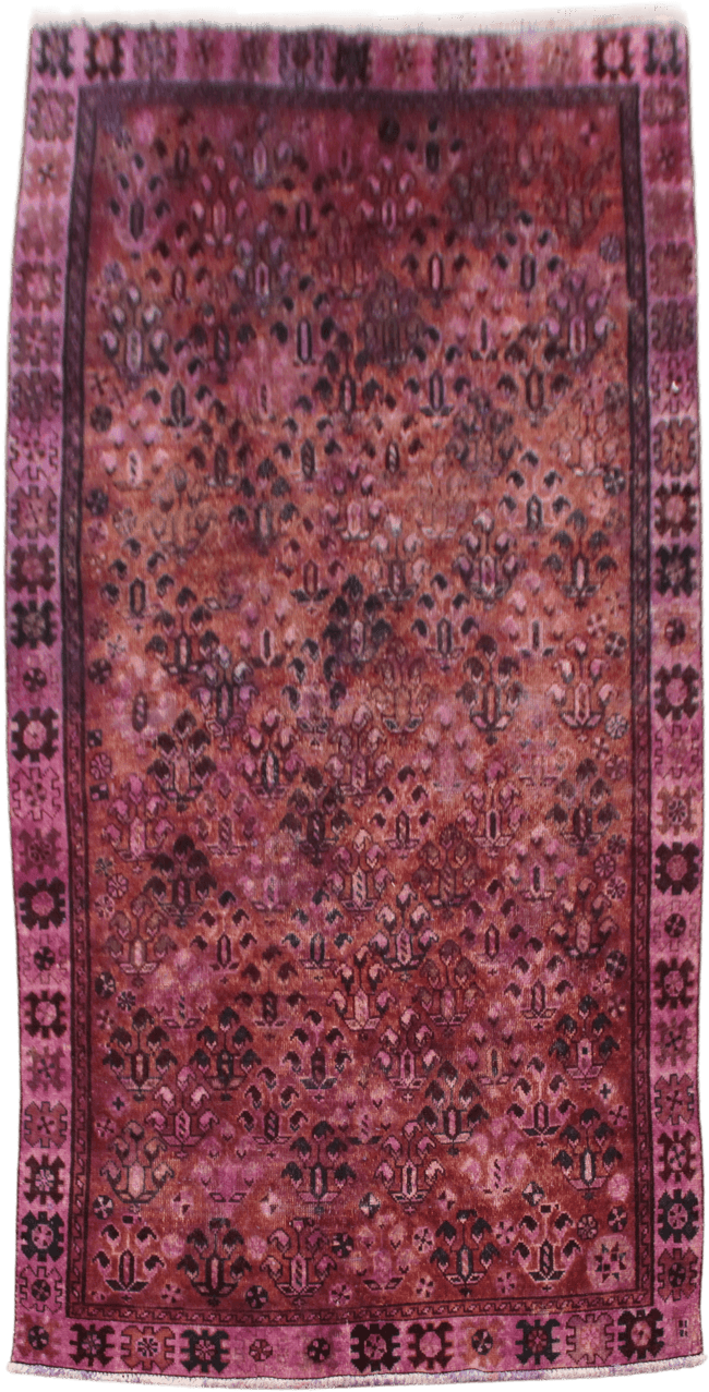 Vintage Overdyed Rug - 271 x 138cm