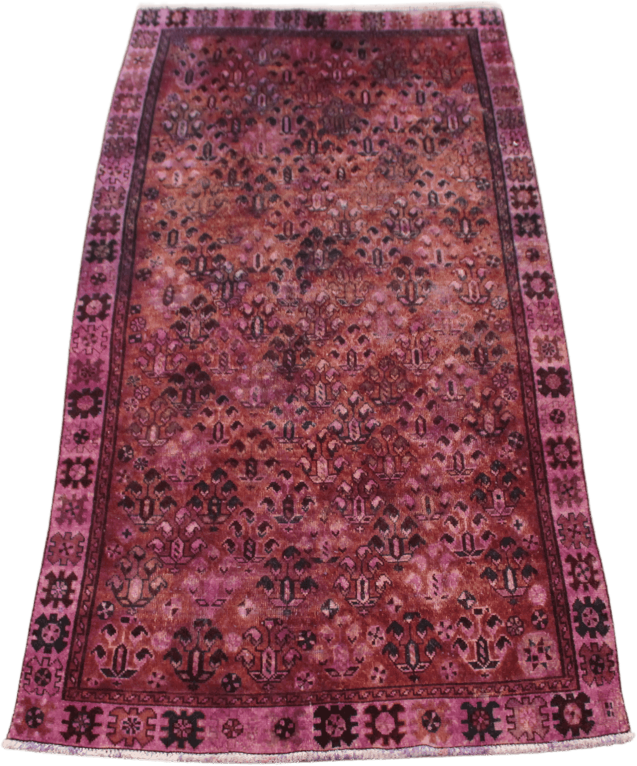 Vintage Overdyed Rug - 271 x 138cm