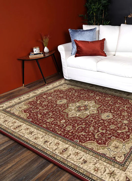 Isfahan traditional designer rug 290 x 200 cm