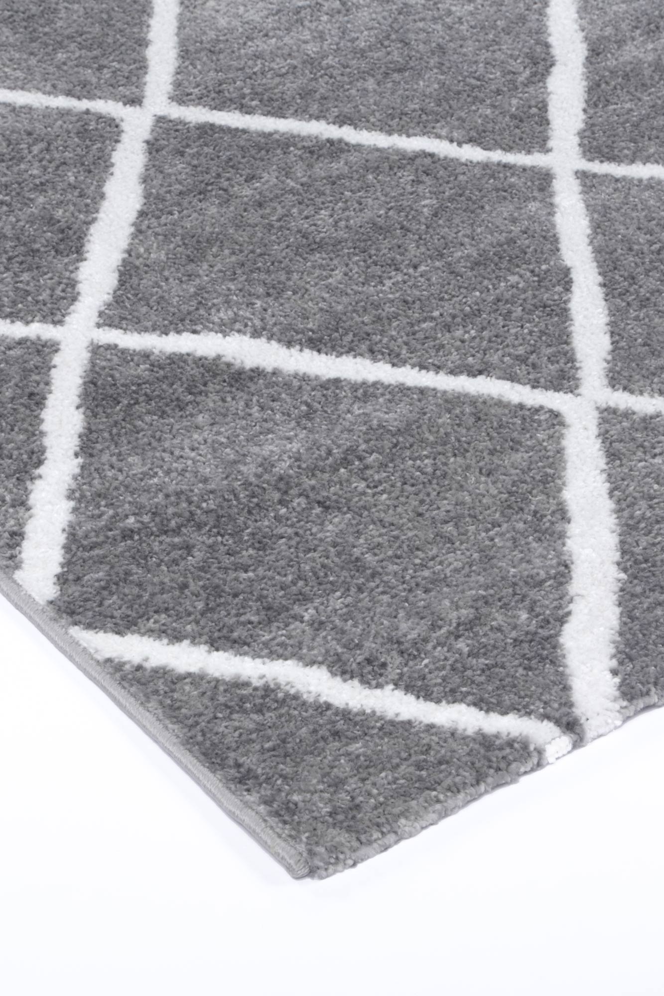 Kimberley 1 Trellis Grey Rug
