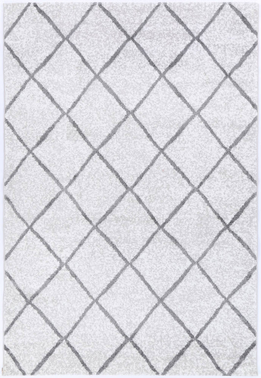 Kimberley 1 Trellis Silver Rug 290 x 200cm
