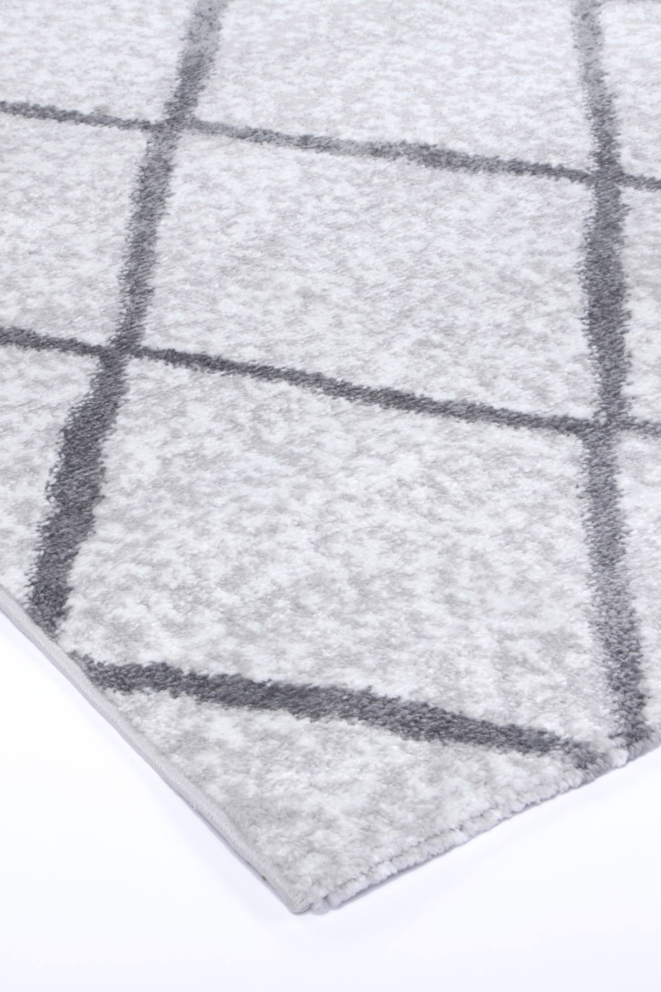 Kimberley 1 Trellis Silver Rug