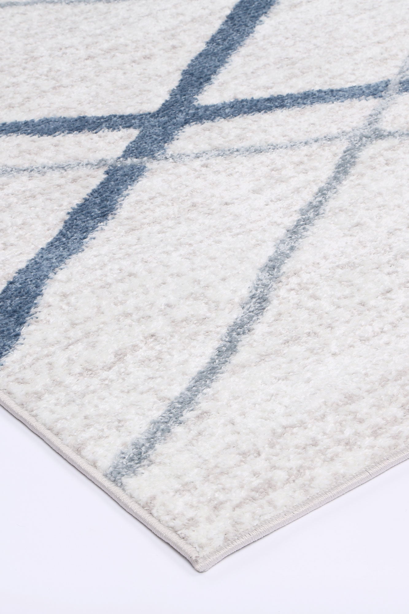 Kimberley 2 Lattice Blue Rug