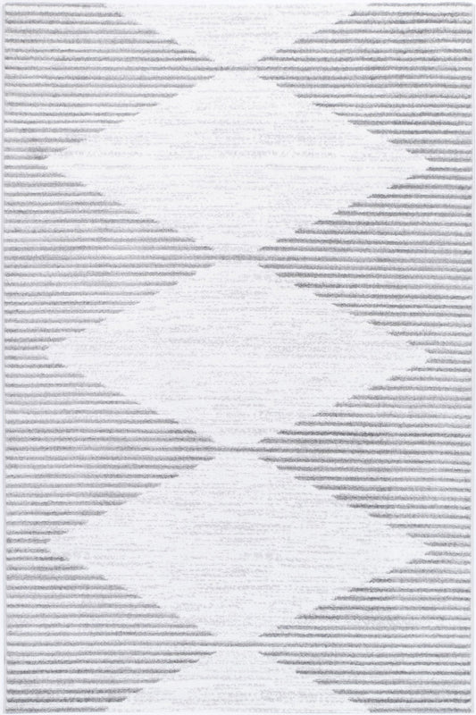 Kimberley 3 Diamond Silver Rug 290 x 200cm