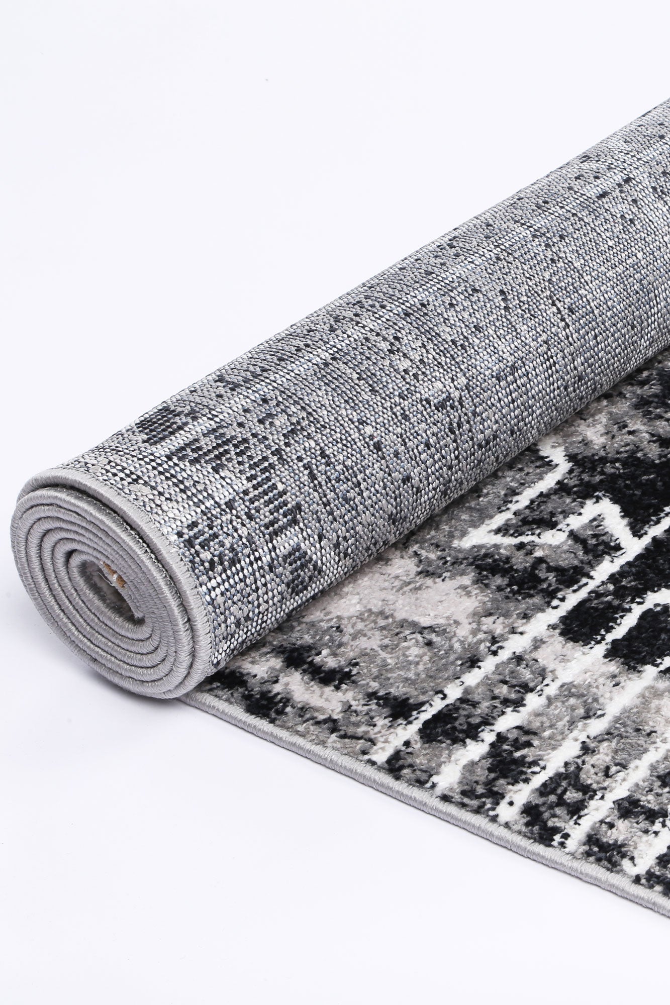 Kimberley 4 Geometric Grey Rug