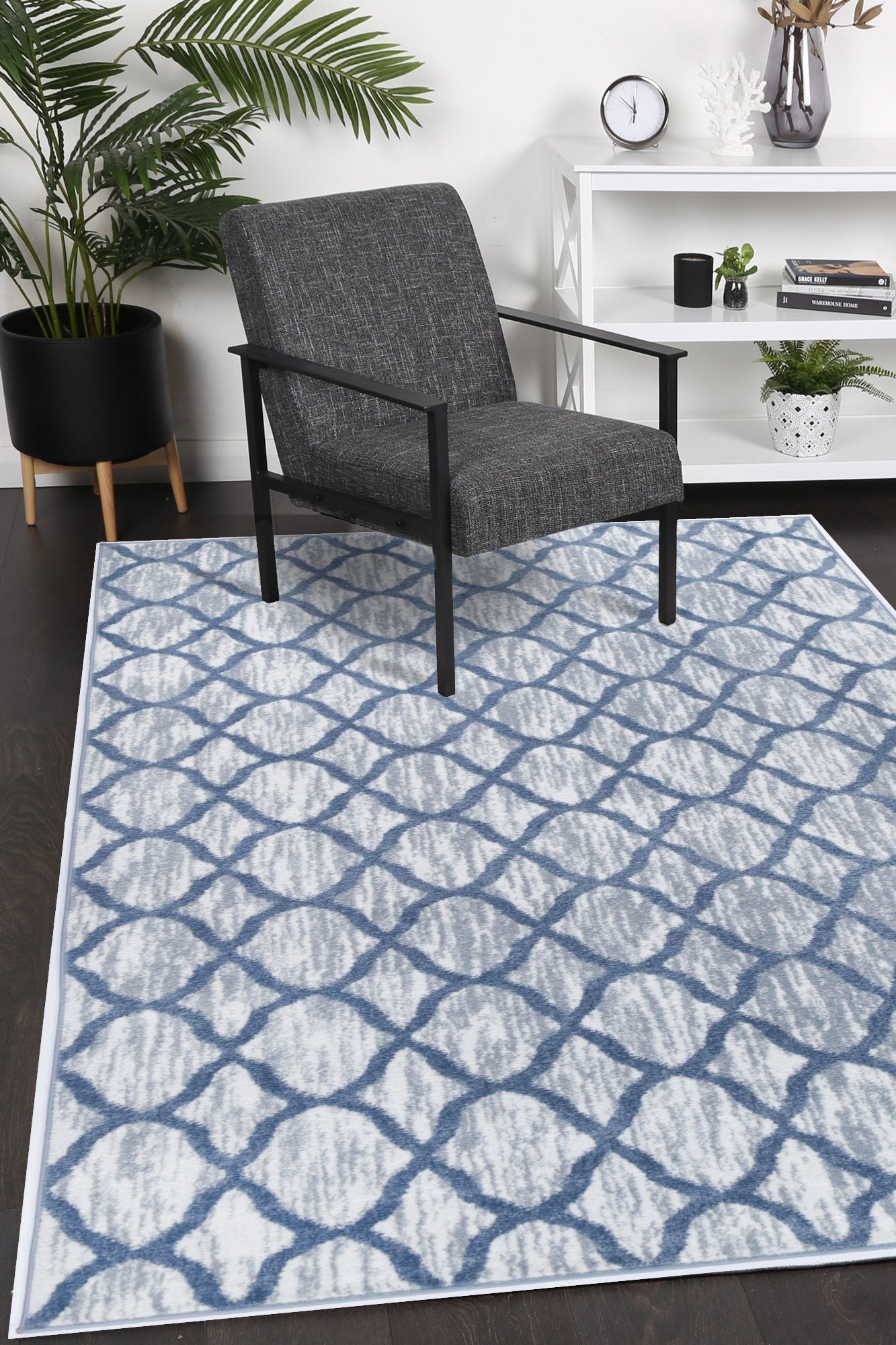 Kimberley 5 Repeat Blue Rug
