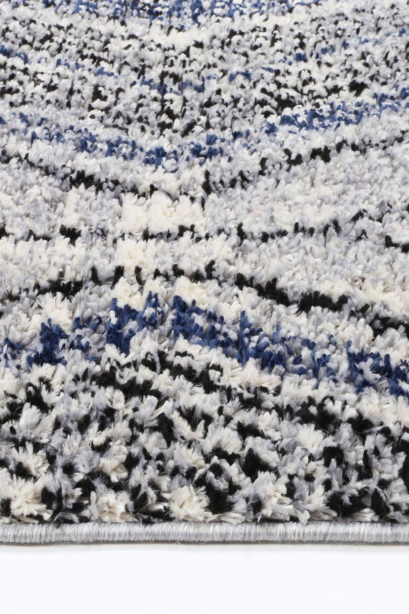 Mansour Harlequin Blue Geomteric Rug