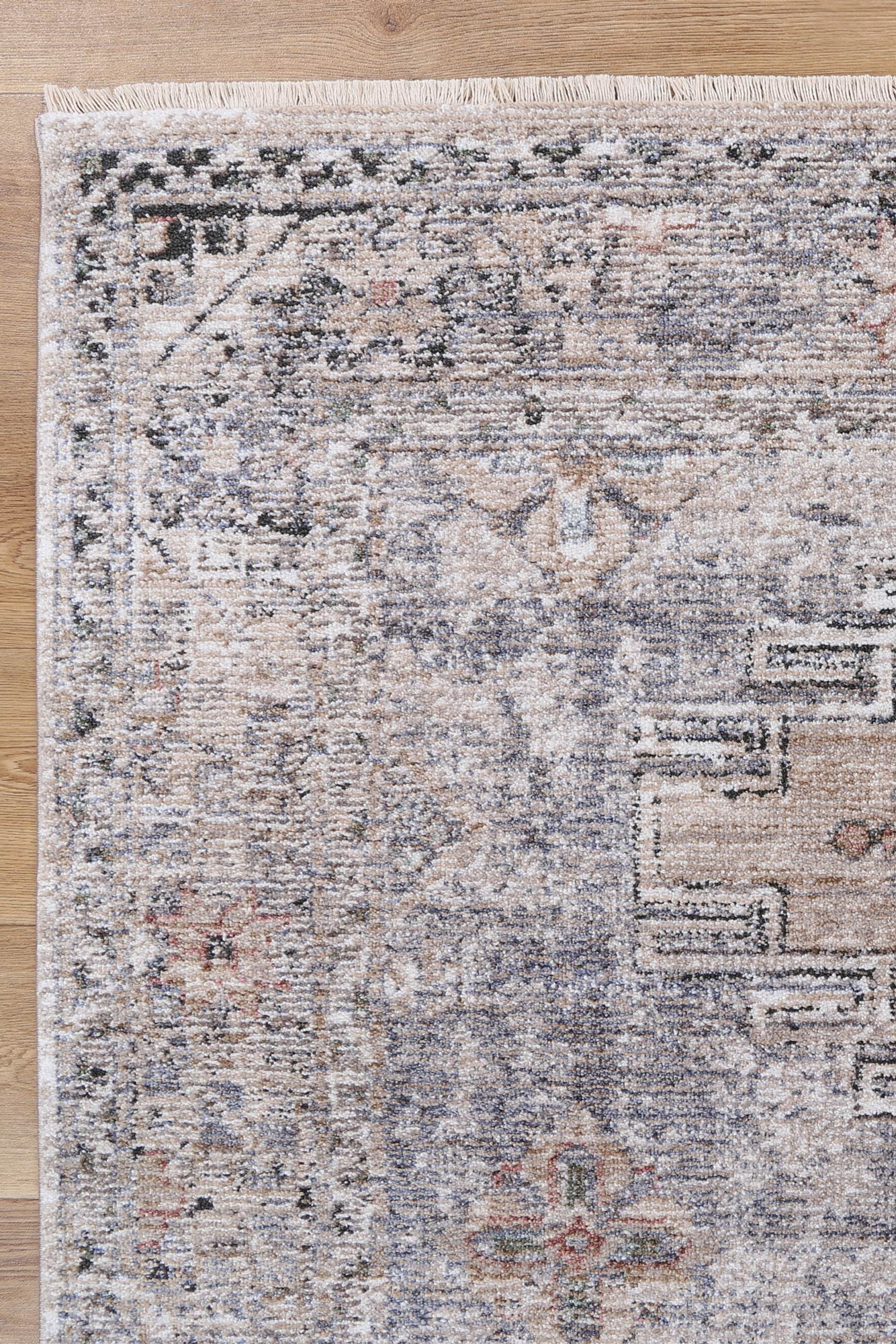 Maryland Derbent Ash Traditional Soft Rug 290 x 200 cm