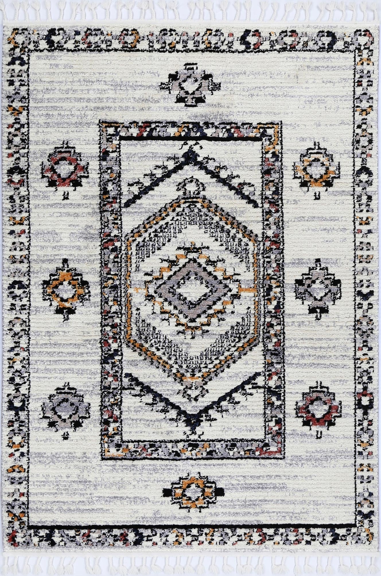Morocco Tribal Border Multi Rug 290 x 200 cm