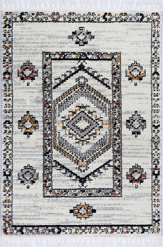 Morocco Tribal Border Multi Rug 290 x 200 cm