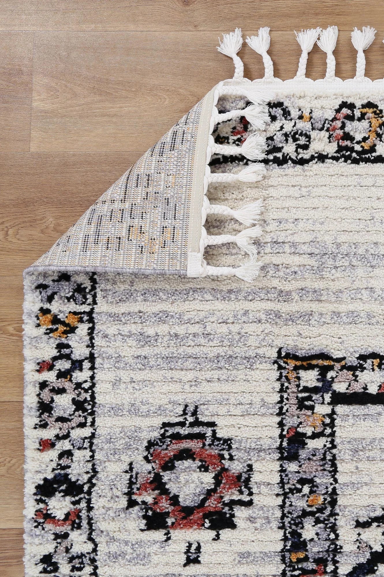 Morocco Tribal Border Multi Rug 290 x 200 cm