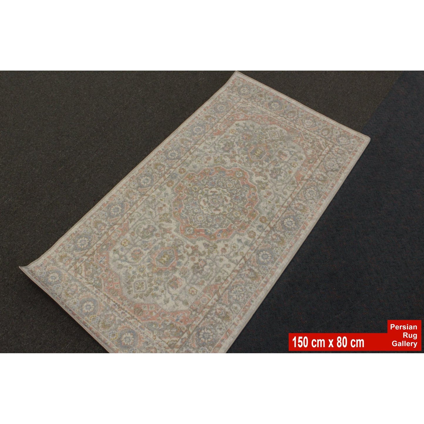 Oporto Bremen Blush & Blue Traditional Soft Rug
