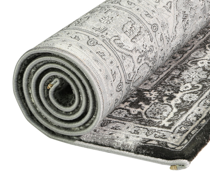 Prague Teresa Charcoal Traditional Rug 170 x 120 cm