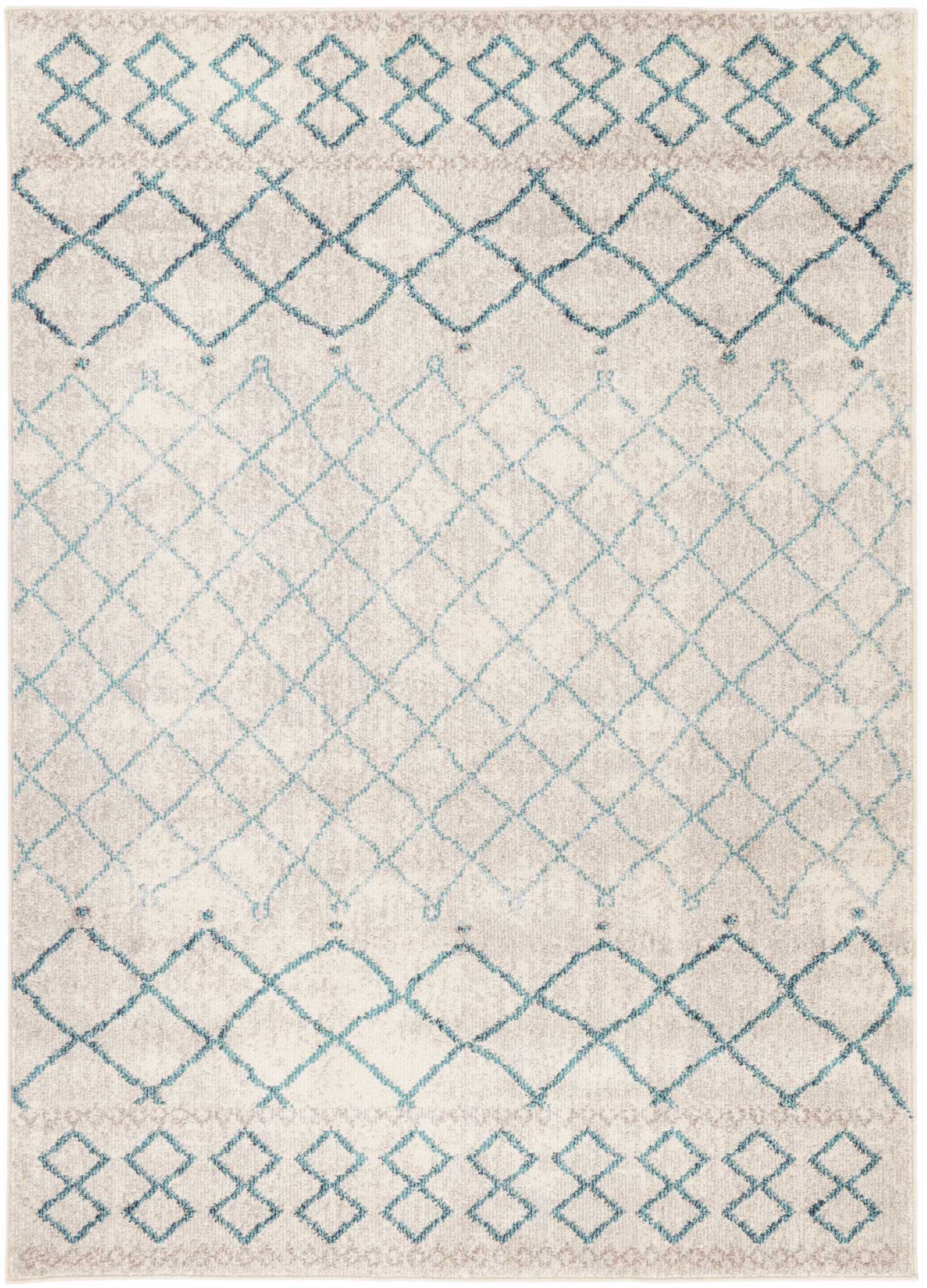 Tulin 9 Blue Lattice Rug