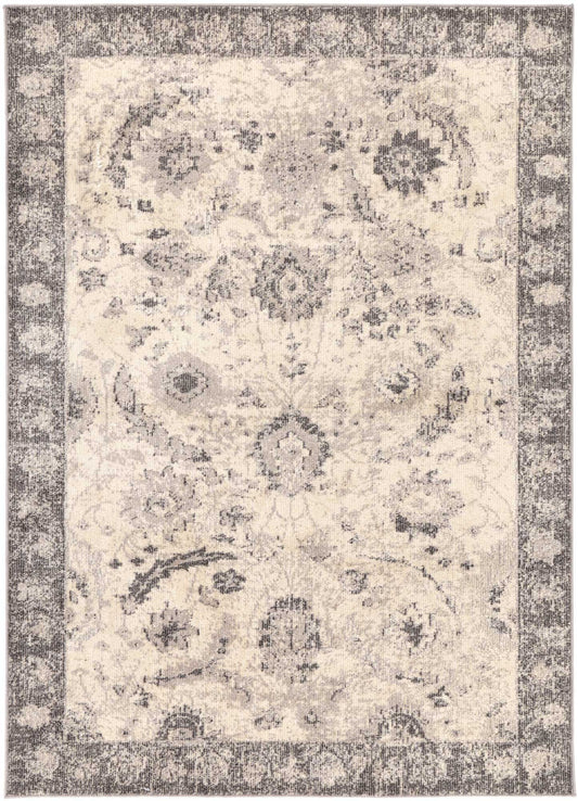 Tulin 12 Warm Cream & Grey Transitional Rug 230 x 160cm