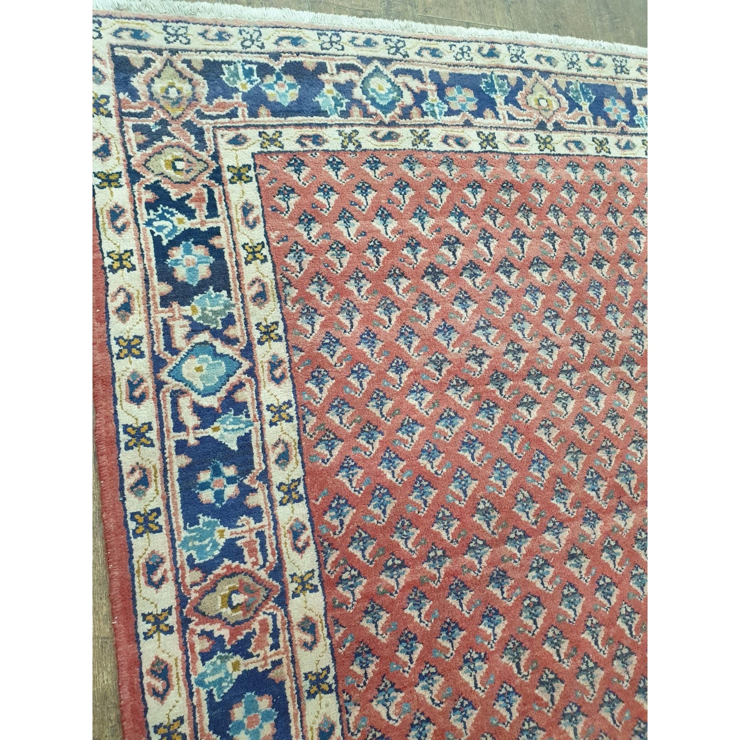 Vintage Persian Sarouk Mir Boteh Rug 355 x 135cm