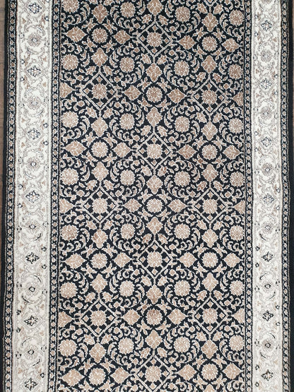 Herati Rug (wool & silk) 248 x 77cm