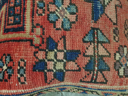 Rug Cushion Cover - Approx 45 x 45cm - Red